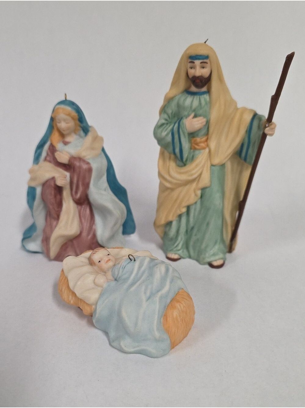 Vintage 1998 Hallmark Keepsake Ornaments - The Holy Family - Nativity Collection
